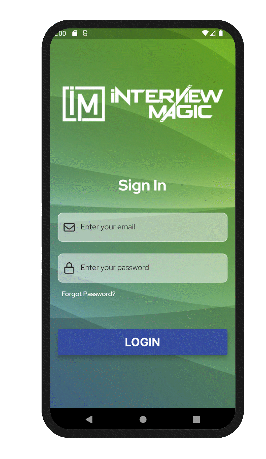 Interview Magic App Interview Magic Mobile app preview employer